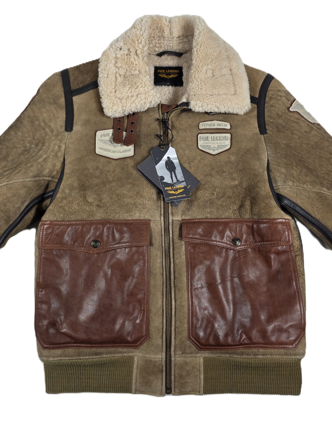 PME Legend Voices PLJ2409713-8225 Leather Jacket Leather Jacket Size M B2 image 2