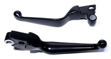 Handhebel Set Kupplung Bremse Schwarz f&uuml;r Harley Dyna Sportser Softail 1996-2006