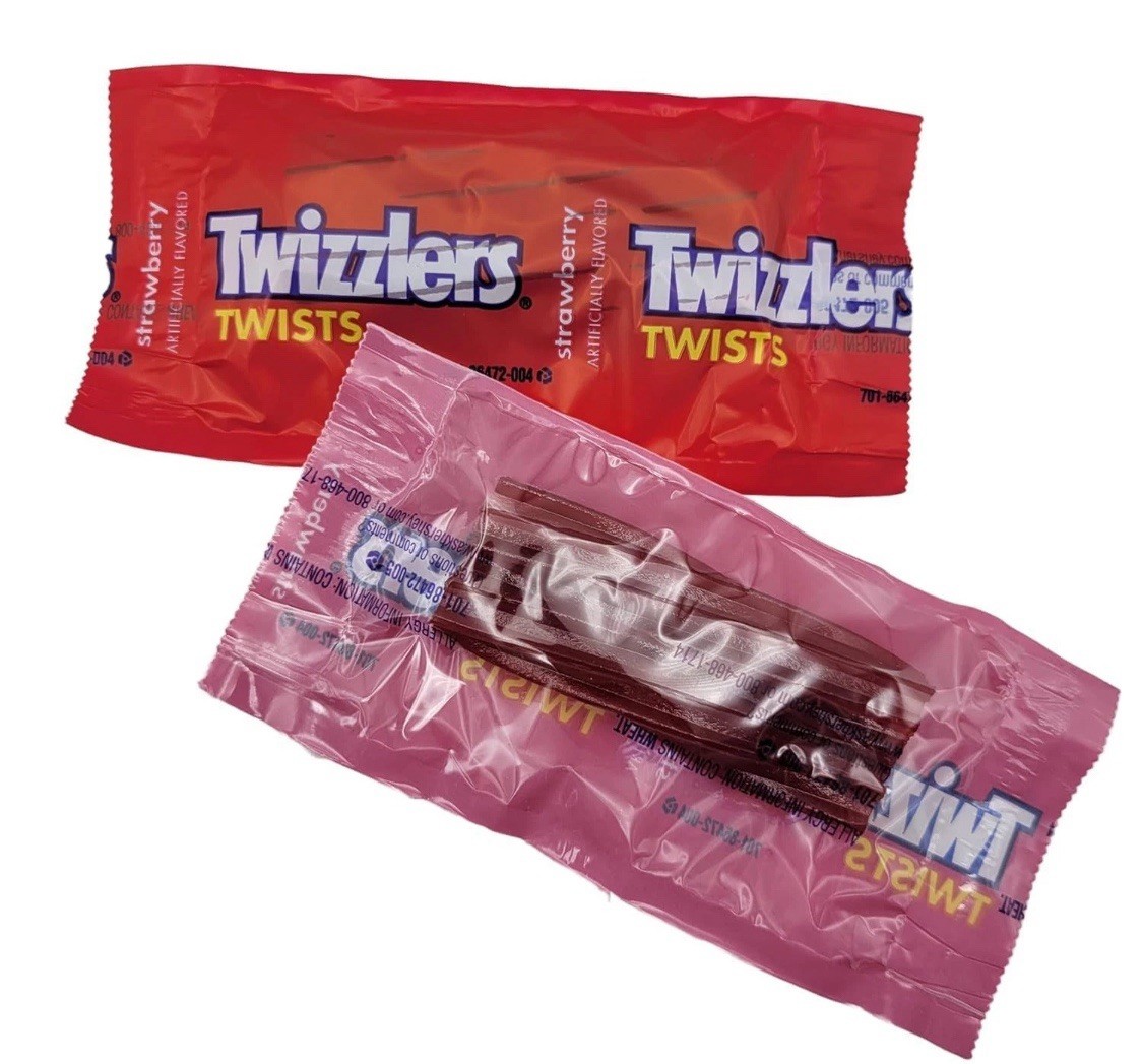 Twizzlers Strawberry Licorice Candy - 2 Pounds - Individually Wrapped Pieces