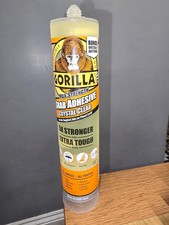 Gorilla Glue Heavy Duty Grab Adhesive Mastic Crystal Clear Bonds Anything 270ml