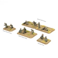 Flames of War US813 Marine Weapons Section 14 Figures Gaming Miniatures