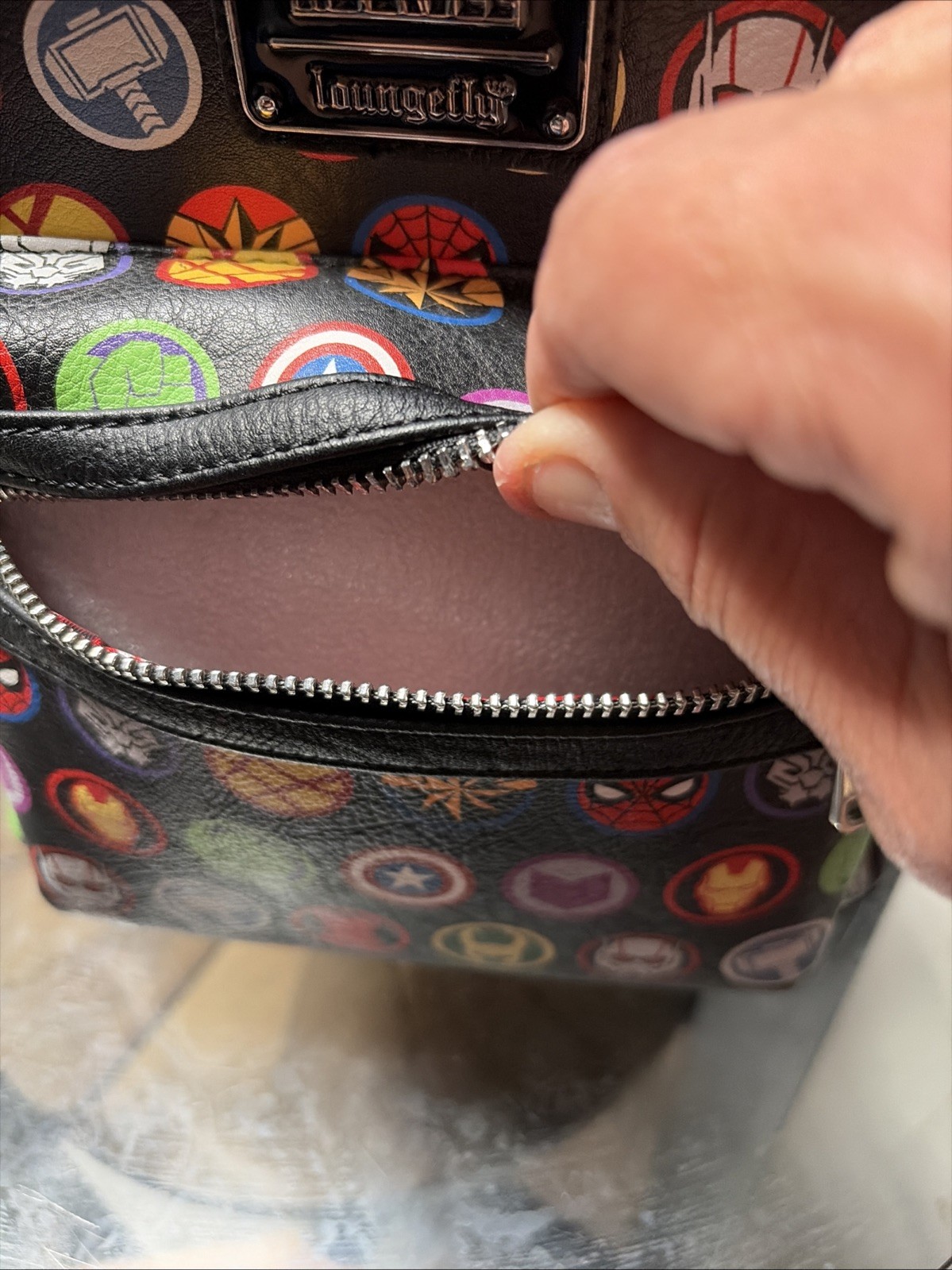 Loungefly Marvel Comic Mini Backpack Avengers icon Japan Exclusive Rare Tags New image 9