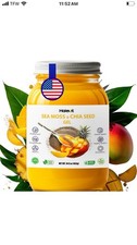 Wildcrafted Irish Sea Moss Gel  Sea Moss Mango,  16 Oz Get 2 Free Shipping