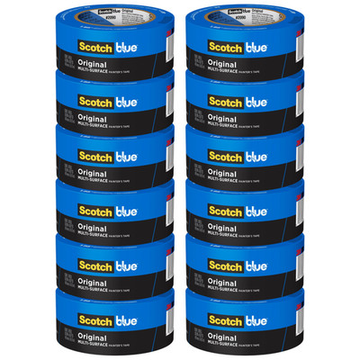 ScotchBlue Original Painter's Tape (2090): 2 in. x 60 yds. (Blue) [12 Rolls]