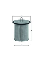 Mahle Kraftstofffilter Kx 74 FüR CitroËN Passend FüR Fiat Lancia Peugeot