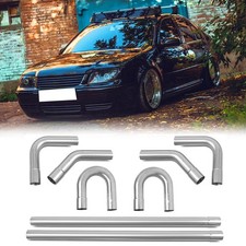 For 1999-2005 Vw Golf Jetta 8x2.5 Od Exhaust Kits Straight Bend Mandrel Pipe