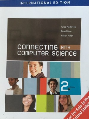 Connecting with Computer Science (Introduction to CS) - paperback Anderson, ...