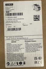 SIEMENS 3RT2036-1AK60 3P 50A 120V IEC CONTACTOR w/1-N/O and 1-N/C NEW