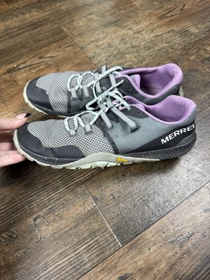Merrell Womens Trail Glove 6 Highrise Size US 10  Gray /purple/black Multicolor