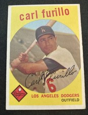 1959 TOPPS # 206 CARL FURILLO  EX   C 6776