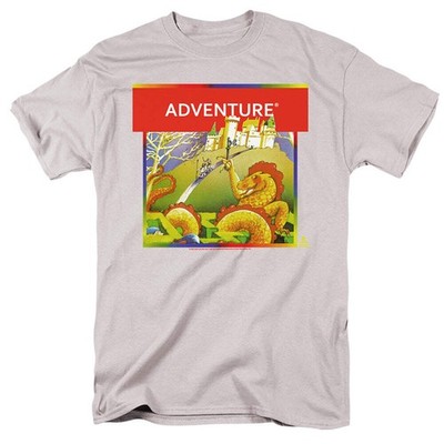 Atari Adventure Box Art Licensed Adult Unisex T-Shirt Regular Fit Tee SM-3X