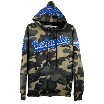 Dodgers Pro Standard Stacked Logo Camo Hoodie 2020 World