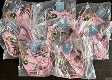 Lot of 16 Carstens Mossy Oak Kids Pink Camo Soft Baby Bib 2-Pack x8 NWT WB2