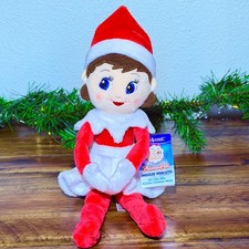 The Elf On The Shelf Plushee Pals Snuggler Light Tone Blue Eye Girl 12"
