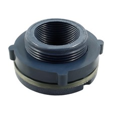 1pc NPT1 1/2 PVC Bulkhead Fitting 1 1/2 Inch Plastic Water Tank Connector