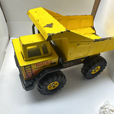 Vintage Tonka Turbo-diesel Yellow Dump Truck Xmb-975 Toy Vehicle
