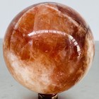 Natural Red Glue Flower Quartz Sphere Crystal Ball Healing 3840G — photo 6