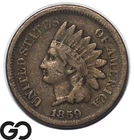 1859 Indian Head Cent Penny