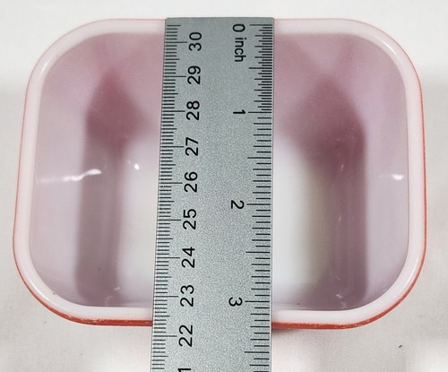 Vintage PYREX Bright Red 501-B DISH ONLY No Lid Refrigerator Dish A-35 - Picture 6 of 6