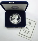 *2011 W AMERICAN SILVER EAGLE PROOF FROM U.S. MINT W/ BOX AND COA*  NR #C1699
