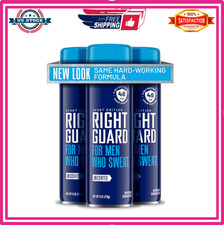Men's Deodorant Spray 6oz x3   Right Guard Sport, Unscented, 48H Freshness