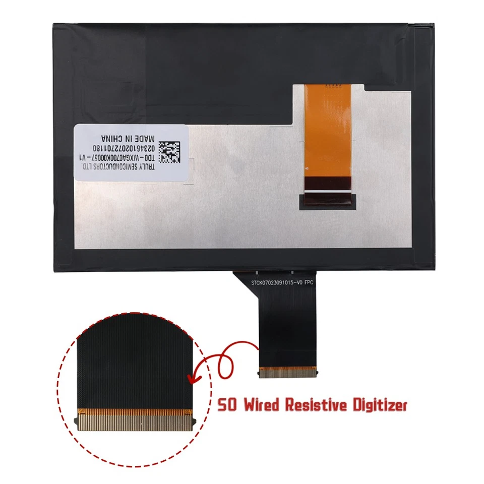 Сменный дигитайзер ЖК-экрана Uconnect для оригинального радио Jeep Renegade 2018-2021 годов выпуска - Изображение 4 из 4