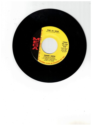 Sammi Smith Country 45 (MEGA MR-1236) Today I Started Loving You Again/Fine NM - Picture 2 of 2