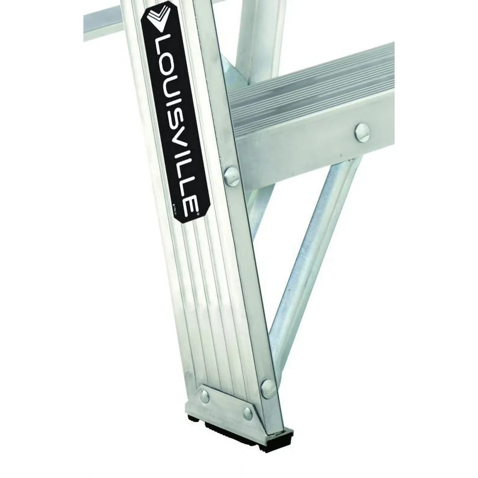 Louisville Ladder 2Ft AluminumStep Stool Industrial 300Pound LoadCapacity AS3002 - Image 4 of 4