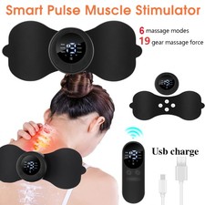 Heating Tens Unit Muscle Therapy Pain Relief Stimulator Machine Pulse Massager