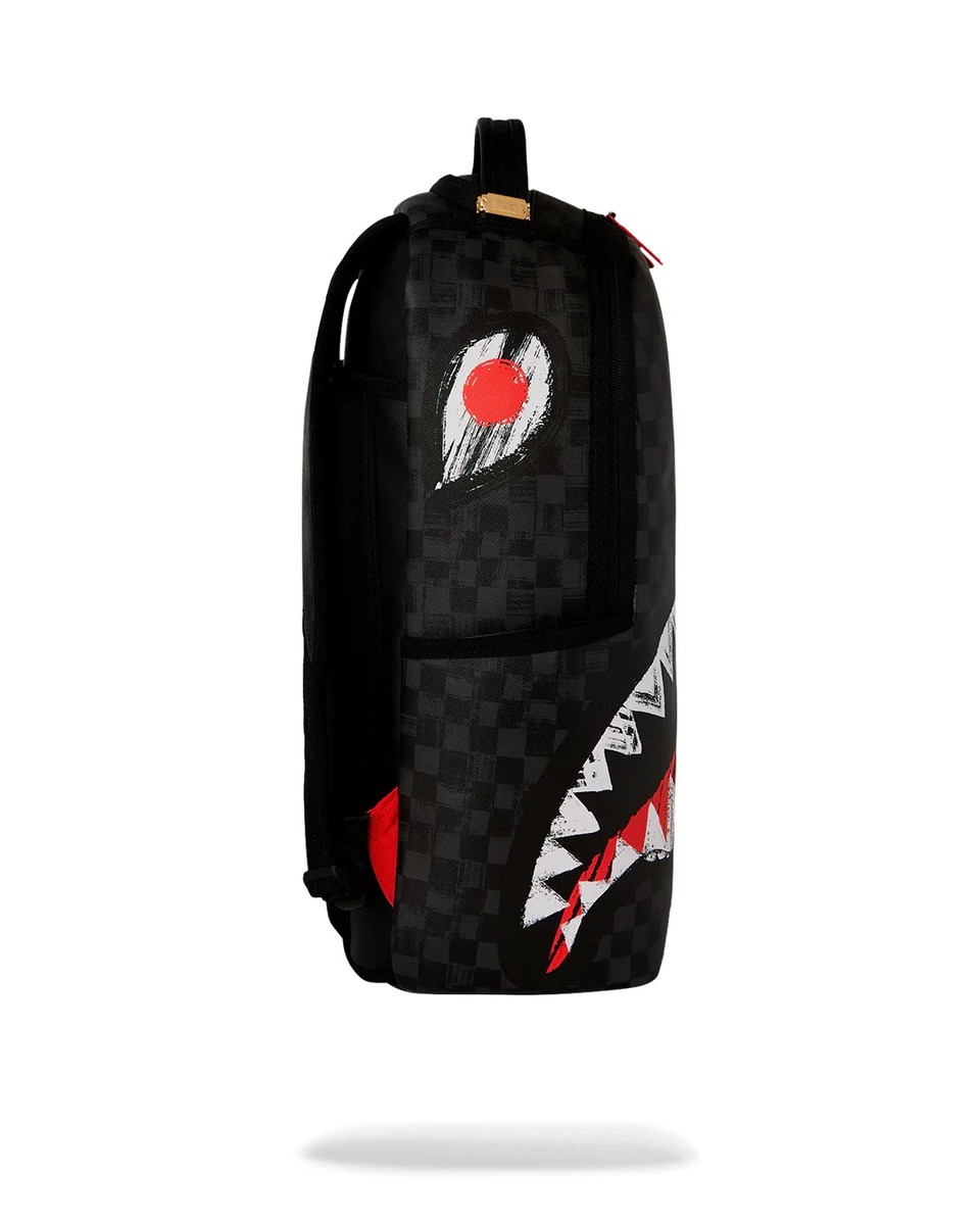 Sprayground Midnight Shadow Dlxv Backpack Scribble Black Bookbag