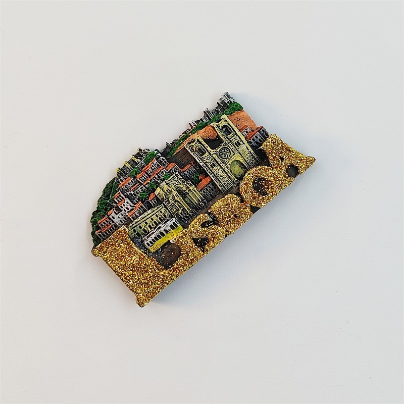 Portugal Lisbon  Collectible Tourist Souvenir 3D Resin Fridge Magnet Craft Gift