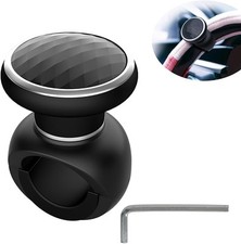 Steering Wheel Knob Spinner - Universal Non-Slip Fit, ABS  Premium Silicone...