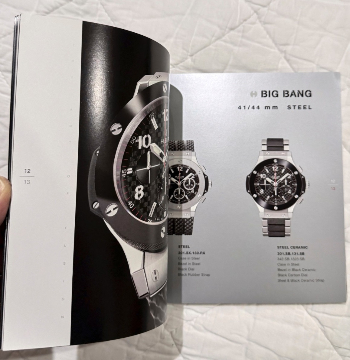 VERY RARE  Hublot Catalogue -NO WATCH INCLUDED image 4