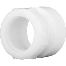 Charlotte Pipe 1-1/2 In. x 1-1/2 In. Hub x Tubular PVC Waste Adapter Charlotte