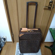Louis Vuitton Monograma Pegasus 55 Estuche de Mano Bolso de Viaje Cuero Marrón