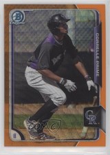 2015 Bowman Chrome Prospects Orange Wave Refractor Correlle Prime #BCP210 1s8