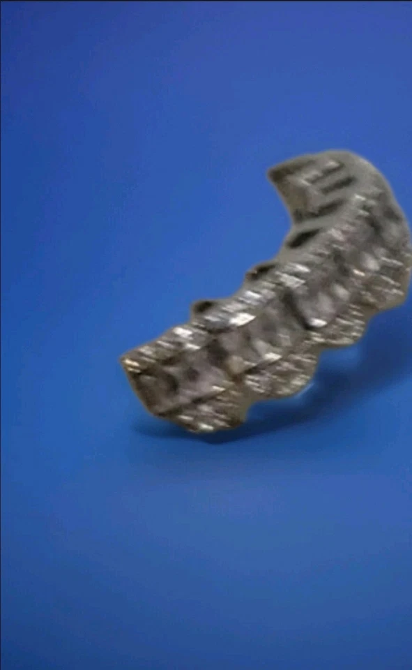 Bussdown Grillz Plata 925 Redonda VVS Moissanite JUEGO DE PARRILLA INFERIOR SUPERIOR Foto 2 de 4