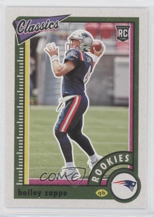 2022 Panini Classics Rookies Bailey Zappe #171 0o2b
