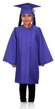 Child Purple Graduation Cap Gown - Preschool Kindergarten