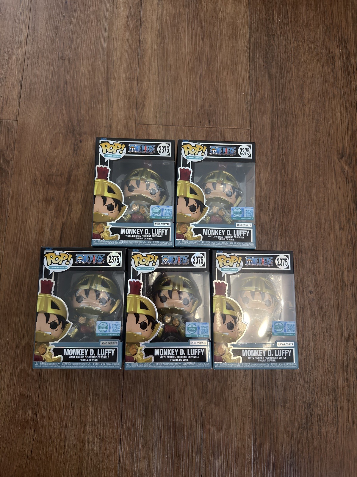 Funko Pop! One Piece Monkey D. Ruffy Knight #2375 Supreme LE 9500 NEU OVP