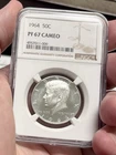 1964 50c JFK Kennedy Half Dollar Proof Coin NGC PF67 CAMEO