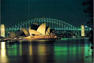 Dr Jim Stamps Australia 20C Pre Stamped Continental Postcard Sydney Opera House