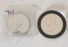 1964 Canadian Silver Dollar 80% Silver & 1964 Bermuda Crown 50% Silver ASW .9636