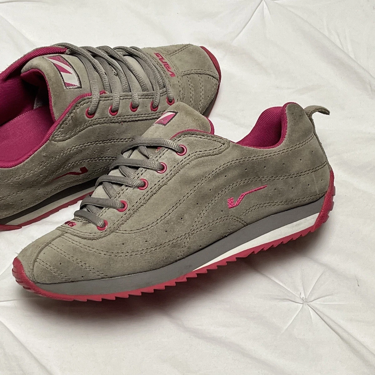 Pink grey clearance vans