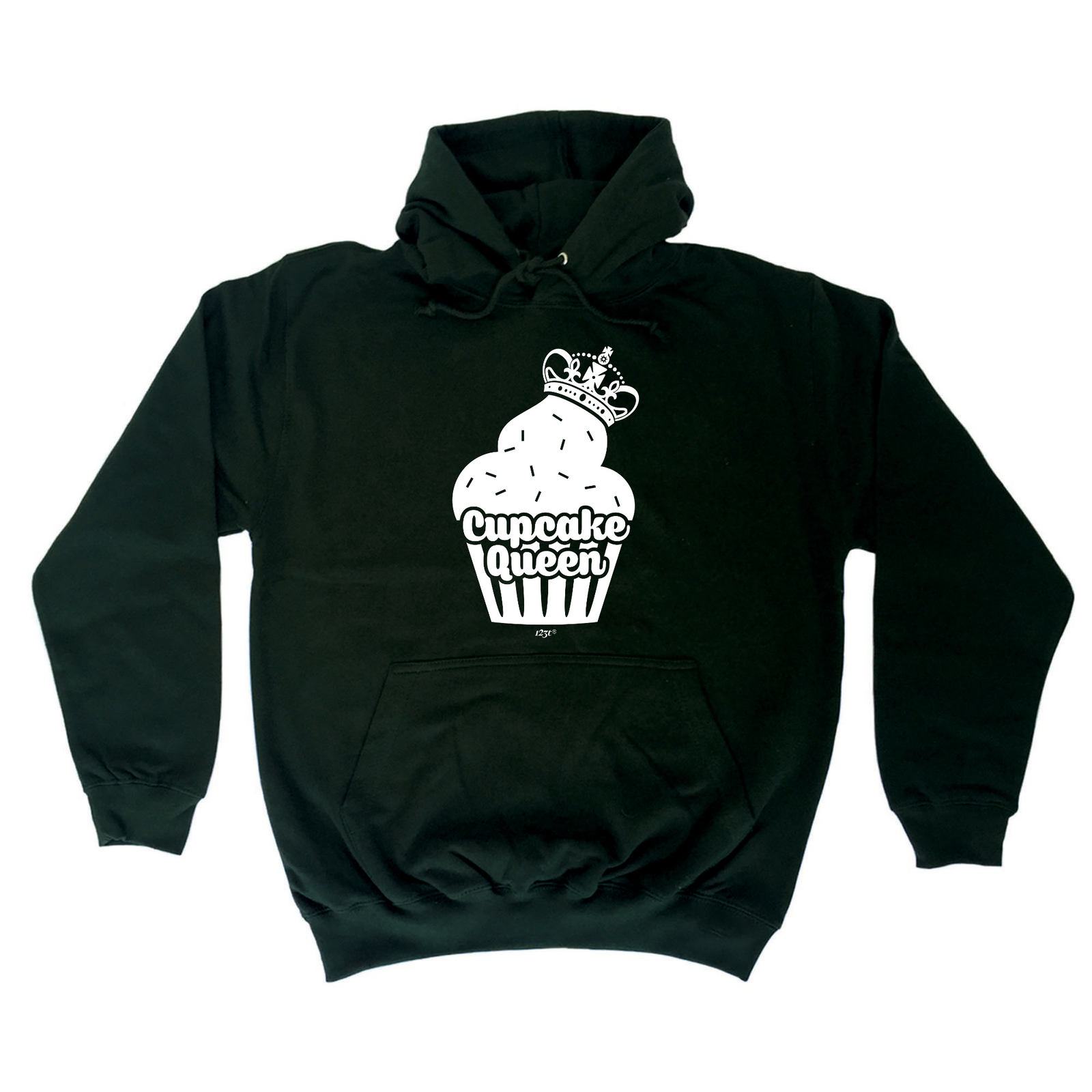 Cupcake Queen Funny Novelty Hoodie for Men and Women - Cute Gift Idea-image