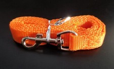 Brand New Travel Cat Orange 4' Leash with Sturdy Metal Clip or Small Dog Leash