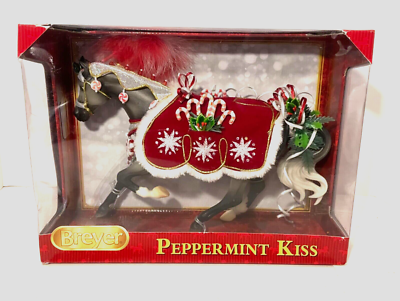 NEW BREYER Peppermint Kiss #700118 2015 Holiday Christmas Horse | eBay