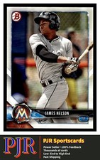 2018 Bowman #BP33 James Nelson Marlins  BUY 4 - 35% OFF