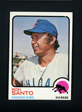 Ron Santo 1973 Topps (HOF) Chicago Cubs #115 NM