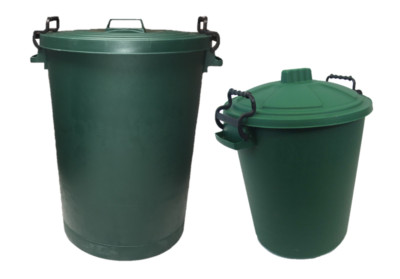 110L 80L 50L KUNSTSTOFF FARBIG ABFALL MÜLL OUTDOOR RECYCLING MÜLLEIMER
